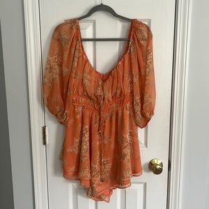 Multi colored romper